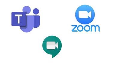 Google Meet, Zoom, MS Teams
